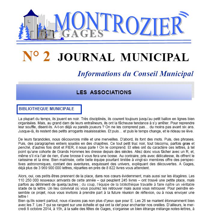 journal municipal 2 association