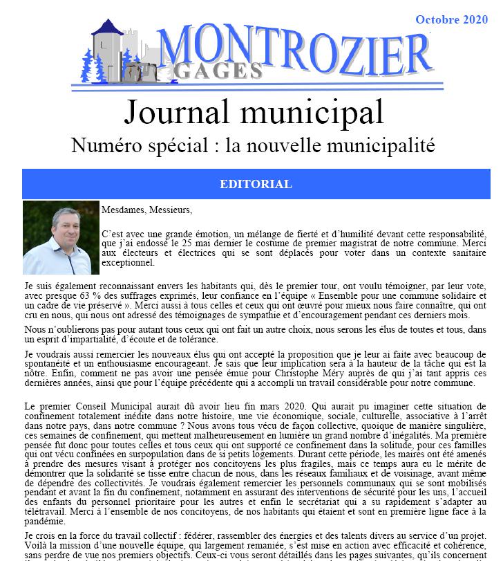 journal municipal numéro spécial